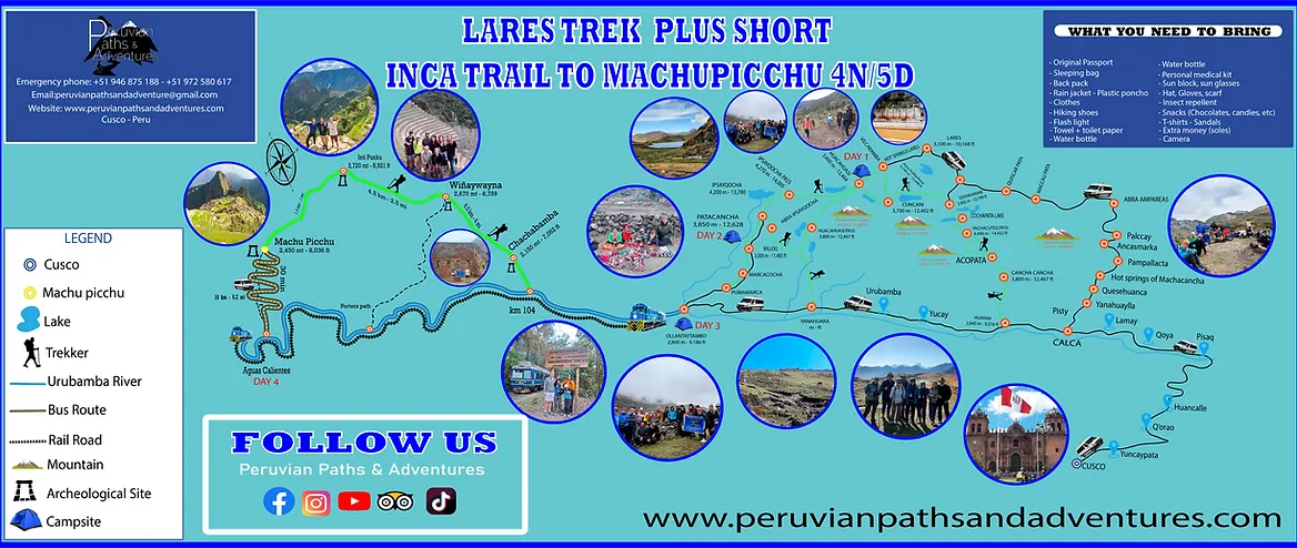 Lares Trek and Short Inca Trail To Machu picchu - Peruvian Paths & Adventures